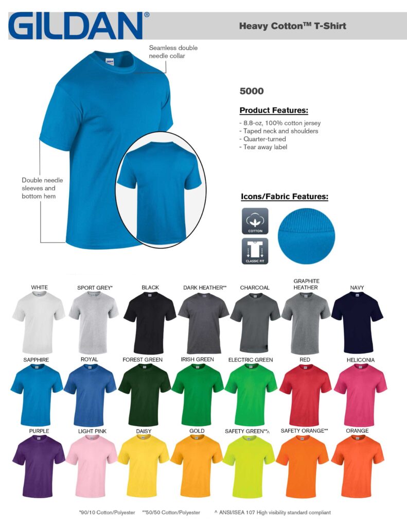 PU Crew neck colours